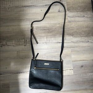 Kate Spade Black Crossbody Bag with Minimalist Design